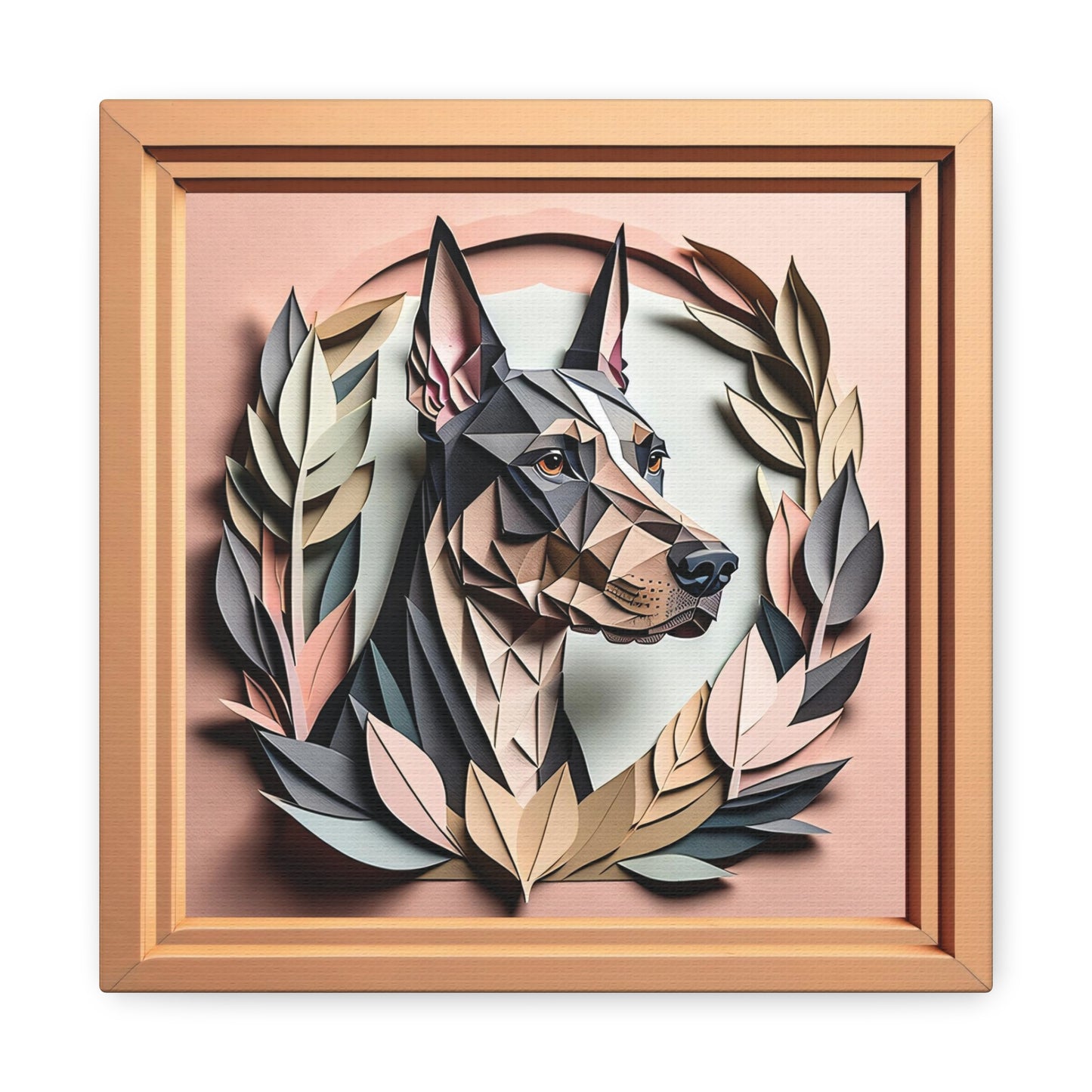 Doberman Portrait in Pastel Colors - Dog Lover Wall Art