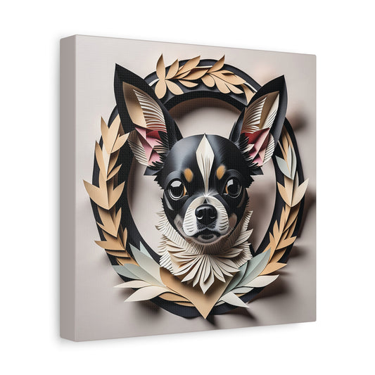 Chihuahua Dog Name Wall Art - 3D Illusion Dog Decor - Personalized Dog Gift for Pet Lovers