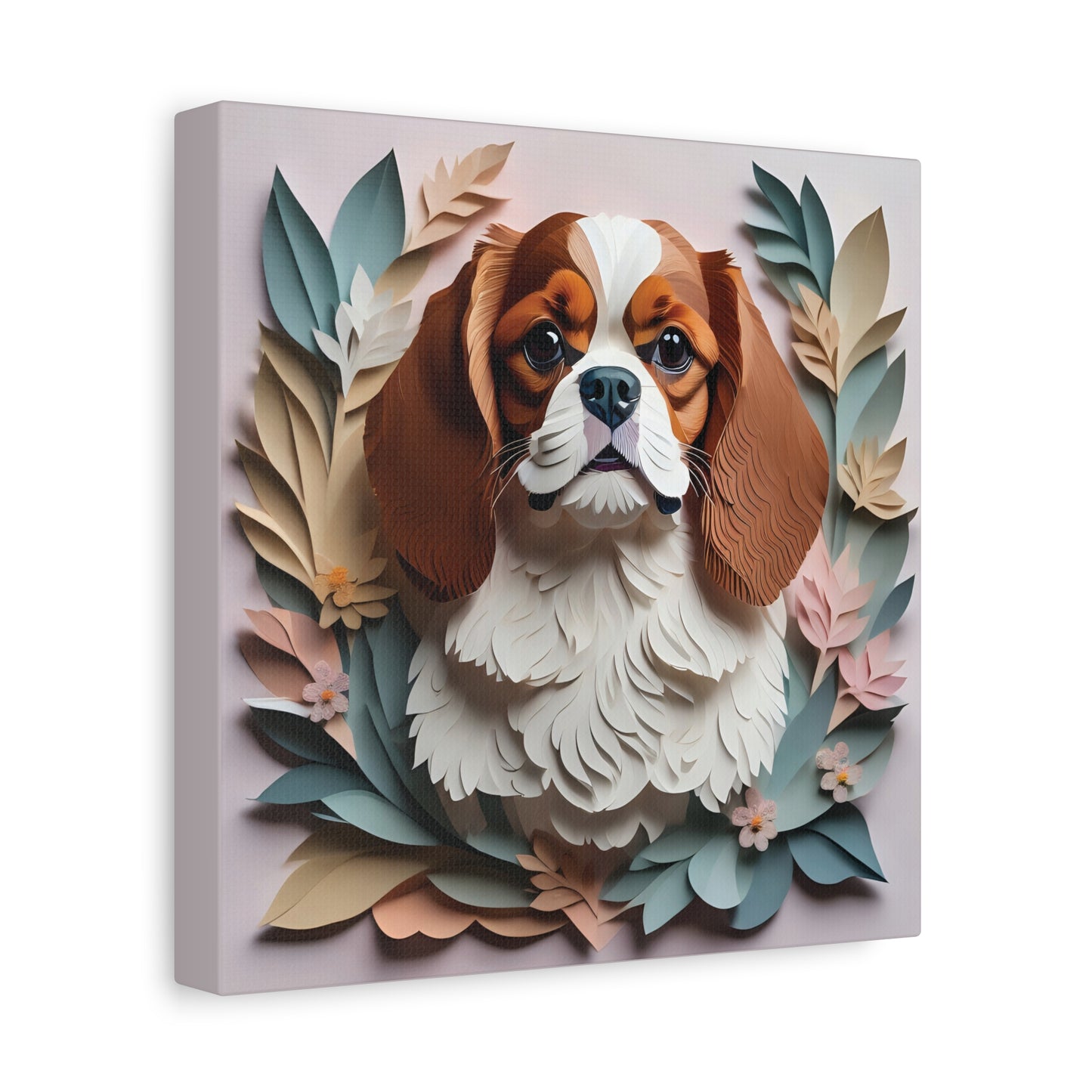 Cavalier King Charles Spaniel Canvas Wrap - Name Personalization Cavalier Memorial