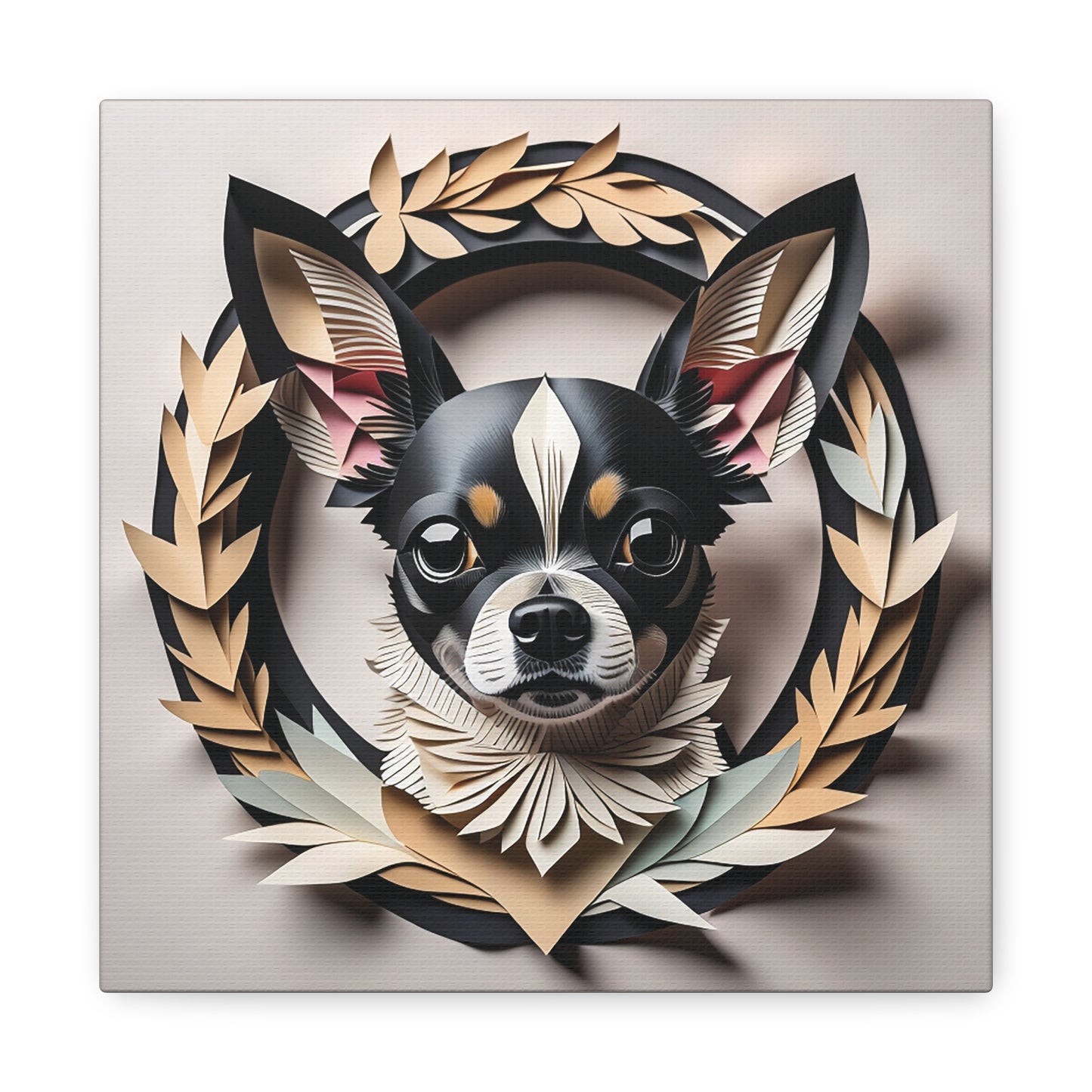 Chihuahua Dog Name Wall Art - 3D Illusion Dog Decor - Personalized Dog Gift for Pet Lovers