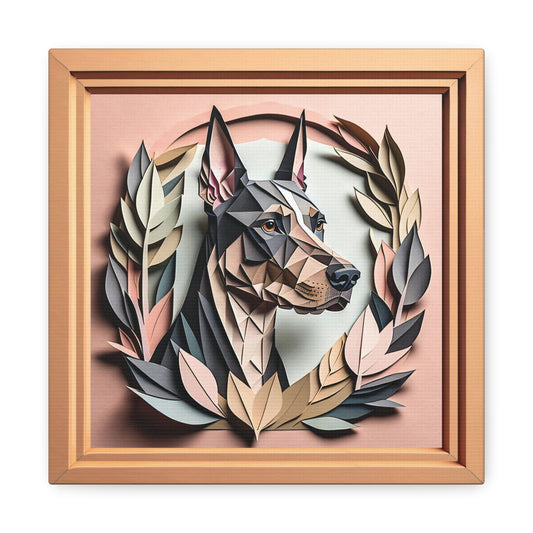 Doberman Portrait in Pastel Colors - Dog Lover Wall Art