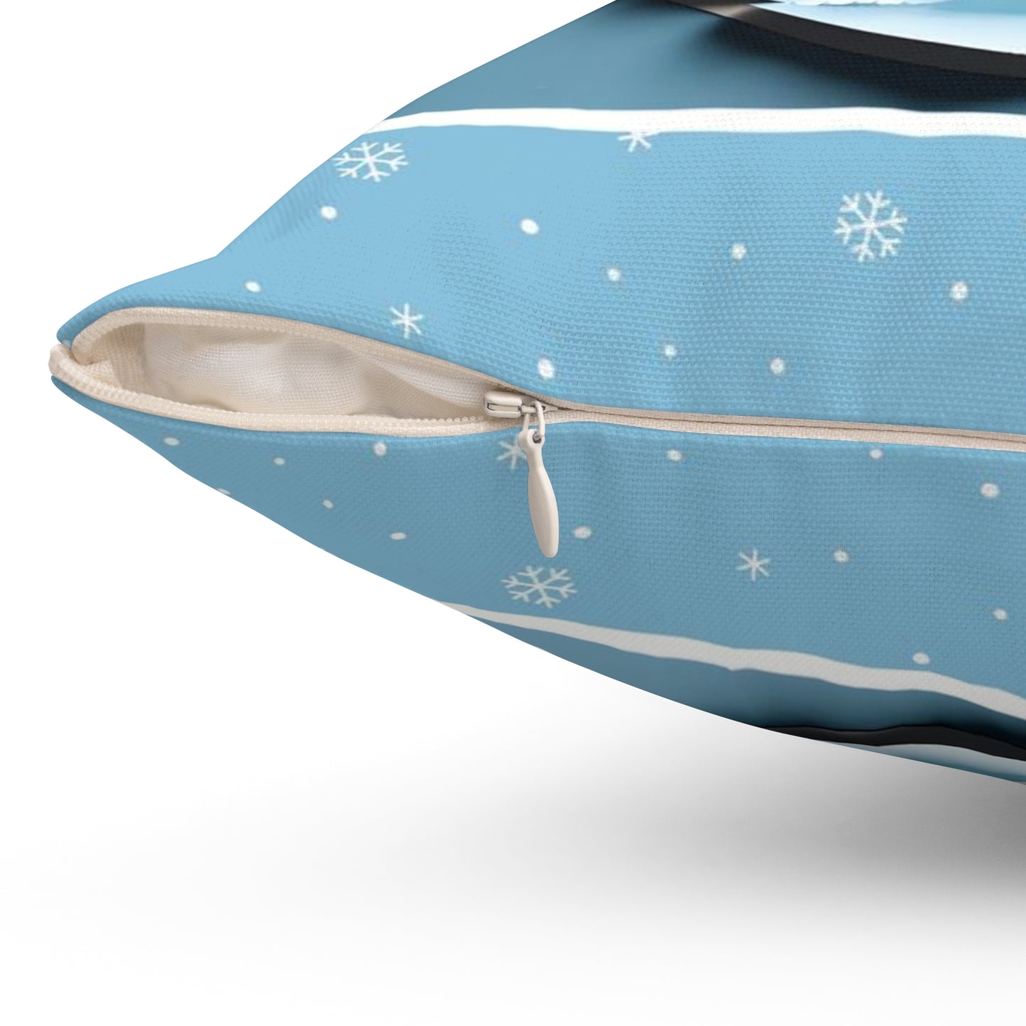 Winter French Bulldog Pillow -  Bulldog Lover Seasonal Comfort Gift