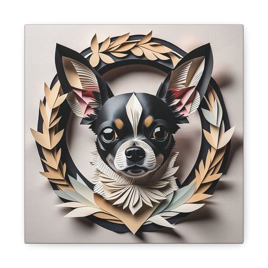 Chihuahua Dog Name Wall Art - 3D Illusion Dog Decor - Personalized Dog Gift for Pet Lovers