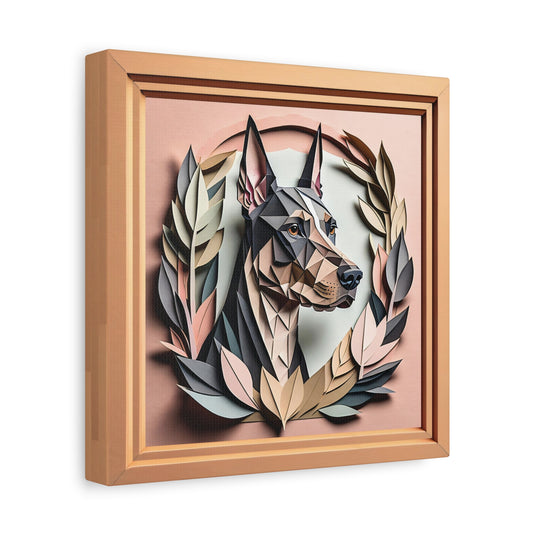 Doberman Portrait in Pastel Colors - Dog Lover Wall Art