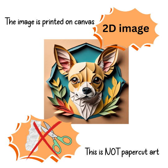 Chihuahua Lover Gift for Chihuahua Owner - Wall Art for Dog Enthusiasts