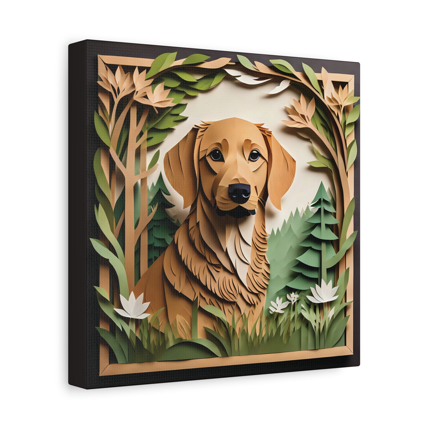 Yellow Labrador Memorial Canvas - Dog Remembrance Wall Art